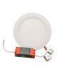 Pannello led rotondo 12W da incasso lampada faretto tondo da soffitto slim luce calda naturale