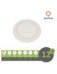 Pannello led rotondo 12W da incasso lampada faretto tondo da soffitto slim luce calda naturale
