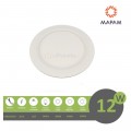 Pannello led rotondo 12W da incasso lampada faretto tondo da soffitto slim luce calda naturale