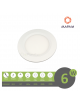 Pannello led rotondo 6W da incasso lampada faretto tondo da soffitto slim luce calda naturale