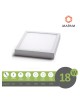 Plafoniera led 18w quadrato faretto da soffitto pannello a parete luce bianco calda