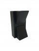 Lampada applique da parete Nero doppia luce led 10W per esterni IP55