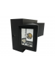 Lampada applique da parete Nero doppia luce led 10W per esterni IP55