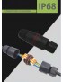 Scatola elettrica di giunzione stagna per esterno connettore cavi terminali impermeabile IP68