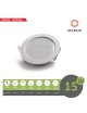 Faretto led 15w da incasso 220V faro tondo bianco opaco per cartongesso luce fredda naturale calda