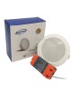 Faretto led 15w da incasso 220V faro tondo bianco opaco per cartongesso luce fredda naturale calda
