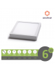 Plafoniera led 6w quadrato faretto da soffitto pannello a parete luce bianco freddo