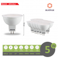 X10 Faretto led 5W attacco MR16 lampadina bianco 12V da incasso copertura opaco luce fredda