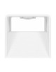 Applique led cob 7w cubo quadrato bianco con biemissione di luce naturale lampada da parete design moderno