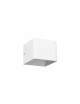 Applique led cob 7w cubo quadrato bianco con biemissione di luce naturale lampada da parete design moderno