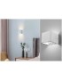 Applique led cob 7w cubo quadrato bianco con biemissione di luce naturale lampada da parete design moderno
