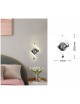 Applique a parete led 9w spirale verticale argento design moderno luce bianco naturale per interno comodino camera