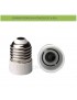 Adattatore convertitore da attacco grande E27 a piccolo E14 portalampada riduttore bianco 220V per lampadina