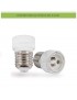 Adattatore convertitore da attacco grande E27 a GU10 portalampada riduttore bianco 220V per lampadina