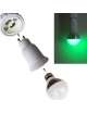 Adattatore convertitore da GU10 a attacco grande E27 portalampada riduttore bianco 220V per lampadina
