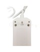 Multipresa prolunga elettrica con 3 prese shuko 16A 250V ciabatta bianco cavo 1.5 mt con interruttore