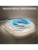 Striscia led cob 24V 15w 10 metri strip 10mm alta luminosità dimmerabile adesiva luce bianco caldo naturale