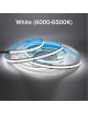 Striscia led cob 24V 15w 10 metri strip 10mm alta luminosità dimmerabile adesiva luce bianco caldo naturale