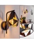 Applique a parete attacco grande E27 effetto diamante in metallo design vintage lampada traforato