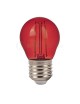 Lampadine filamento luce led 4w G45 attacco grande E27 palla sfera colorate rosso verde blu decorative per feste