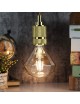 Lampadina filamento led attacco grande E27 4W cristallo diamante ambra lampada decorativa vintage luce calda