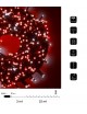 Catena di luci bicolore Natale 500 led serie luminosa natalizie cavo verde albero feste decorativa luce bianco rosso blu calda