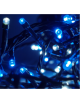 Catena di luci bicolore Natale 500 led serie luminosa natalizie cavo verde albero feste decorativa luce bianco rosso blu calda