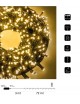 Catena di luci Natale 1440 led serie luminosa natalizie per esterno interno albero feste cavo verde decorativa