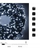 Catena di luci Natale 1440 led serie luminosa natalizie per esterno interno albero feste cavo verde decorativa