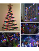Catena di luci Natale 1440 led serie luminosa natalizie per esterno interno albero feste cavo verde decorativa