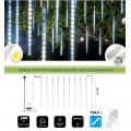 Tenda luminosa led a pioggia meteoriti luce cadente di Natale albero addobbo decorative cascata