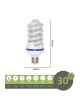 Lampadina led E27 30w tortiglione vortice luce spirale attacco grande bianca fredda naturale calda
