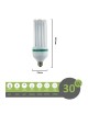 Lampadina led E27 30w 4U luce tubolare tubo attacco grande lineare bianca fredda naturale calda