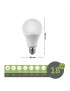 Lampadina led bulbo E27 18w A80 luce attacco grande naturale