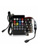 Strip striscia led luce RGB 3 5m per TV televisore retroilluminazione multicolore musicale con telecomando con alimentatore USB