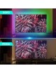 Strip striscia led luce RGB 3 5m per TV televisore retroilluminazione multicolore musicale con telecomando con alimentatore USB