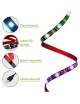 Strip striscia led luce RGB 3 5m per TV televisore retroilluminazione multicolore musicale con telecomando con alimentatore USB