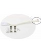 Barra led T5 12w 45cm sottopensile 220V lampada cucina con interruttore collegabile in serie luce naturale bianca