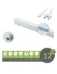 Barra led T5 12w 45cm sottopensile 220V lampada cucina con interruttore collegabile in serie luce naturale bianca