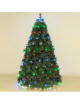 Mantello led per albero di Natale 180cm 192 led rete luminoso filo verde addobbo natalizio luce bianca calda multicolor