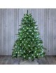 Mantello led per albero di Natale 180cm 192 led rete luminoso filo verde addobbo natalizio luce bianca calda multicolor