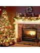 Catena di luci Natale 500 led serie luminosa natalizie per esterno interno albero feste cavo verde decorativa