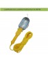 Lampada portatile da lavoro cavo 10m attacco grande E27 luce garage cantina officina cantiere con interruttore spina schuko 16A
