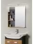 Lampada applique per specchio bagno led 9w onda design moderno ondulato luce bianco naturale calda
