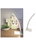 Lampada da scrivania led 5w bianco lineare curvo design moderno luce naturale lume per comodino tavolo