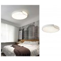 Plafoniera led cerchio 34w lampadario da soffitto circolare bianco tonda design moderno per camera cucina luce naturale fredda