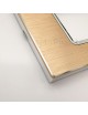 Placche di Alluminio compatibili per supporti Vimar plana placca 3 4 6 moduli posti