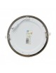 Pannello led rotondo 18w acciaio satinato nickel slim ip20 incasso faretto luce calda bianca naturale Downlight