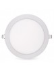 Pannello led rotondo slim 18w ip20 da incasso faro faretto bianco luce calda naturale fredda Downlight