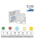 V-TAC PRO Faro led 50W ultrasottile slim da esterno proiettore faretto impermeabile IP65 bianco luce fredda
